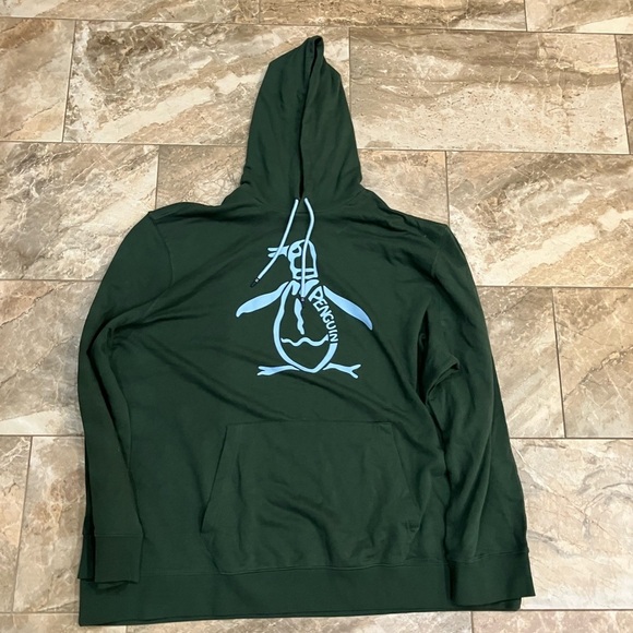 Original penguin hoodie nwt green color - Picture 1 of 4